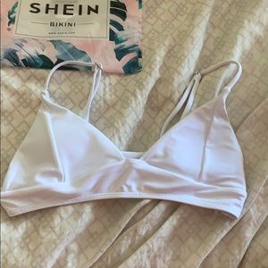 White bikini top